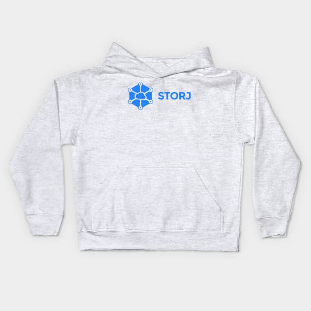 Storj Cloud Storage Platform Kids Hoodie by cryptogeek